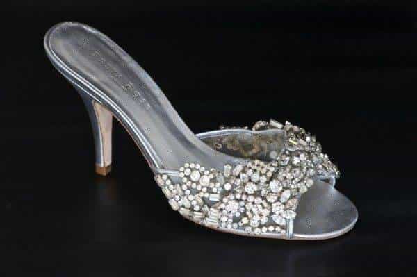 Silver Jewel Wedding Shoes