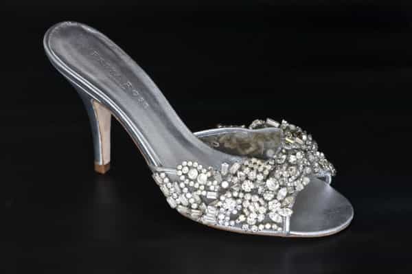 Silver Jewel Wedding Shoes Image courtesy of Freya Rose