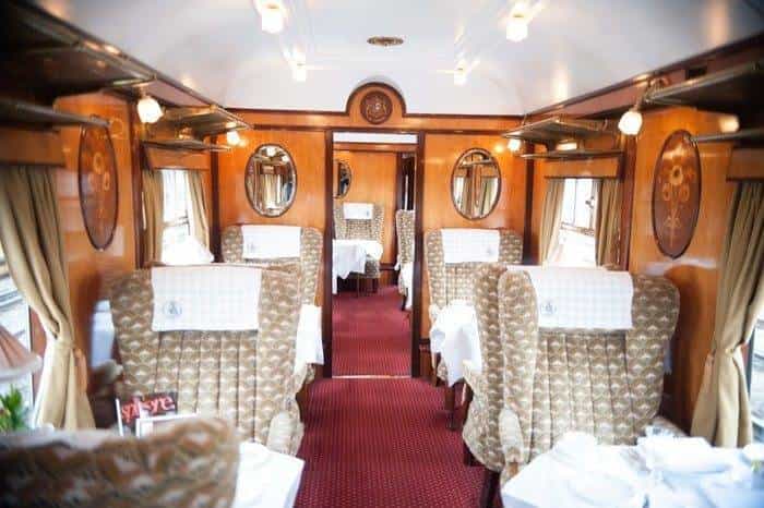 Audrey Carriage On The British Pullman