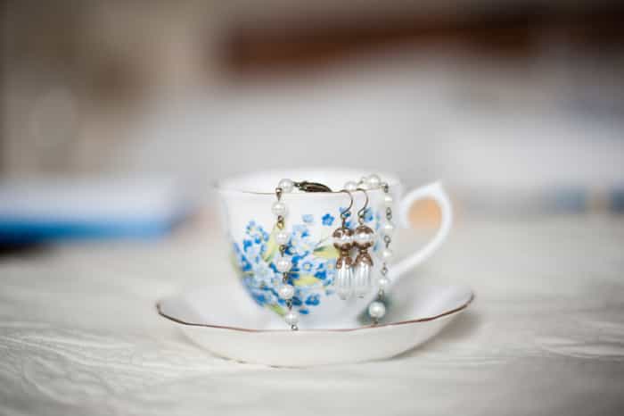 vintage cup for weddings