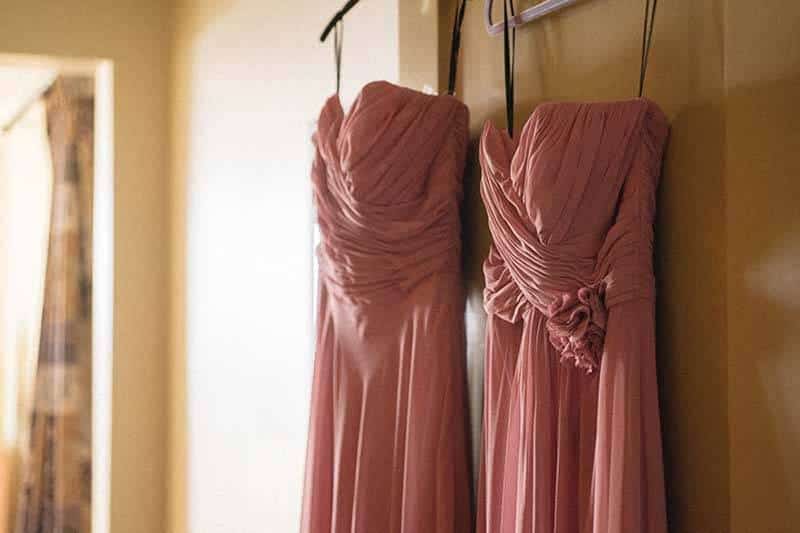 Dusky Pink Bridemaids Dress