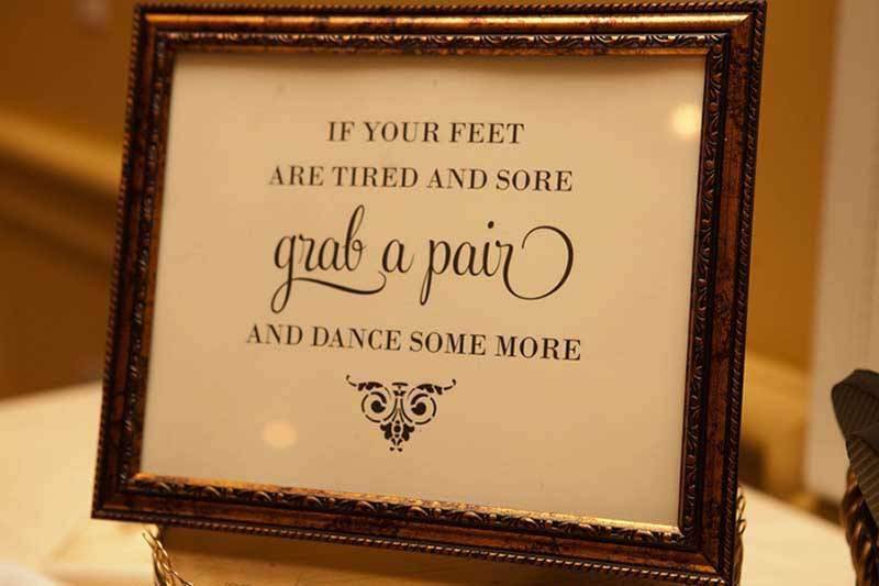 Real Wedding Signage