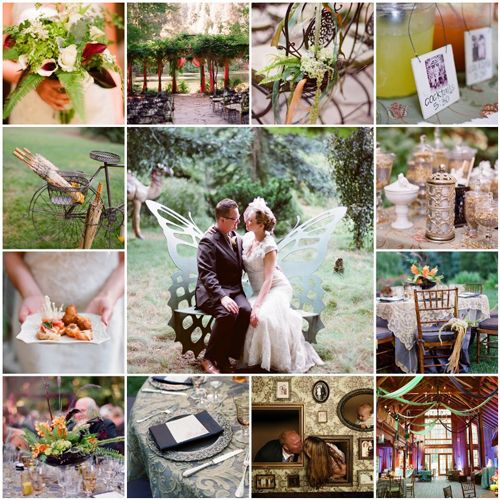 Celebrity vintage Weddings - Wedding Inspiration - Garden