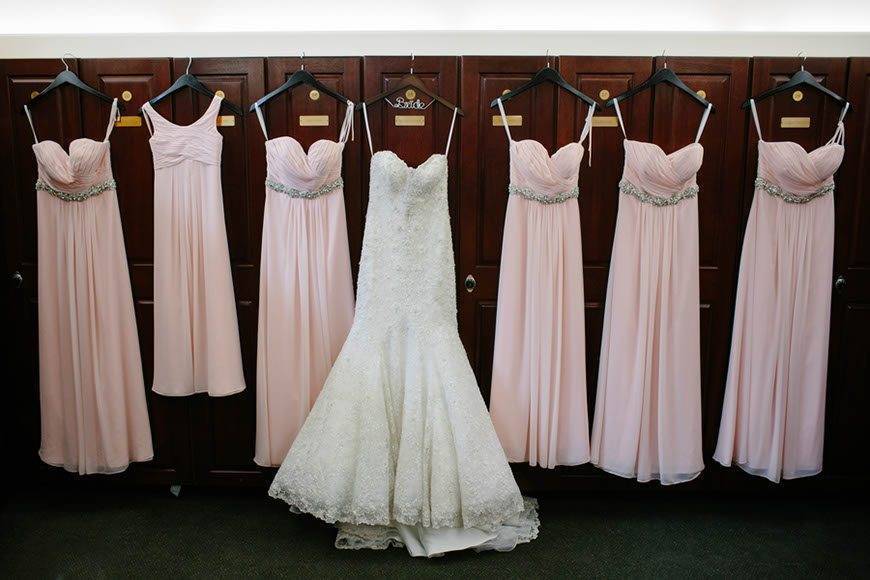 Pink Bridemaid Dresses