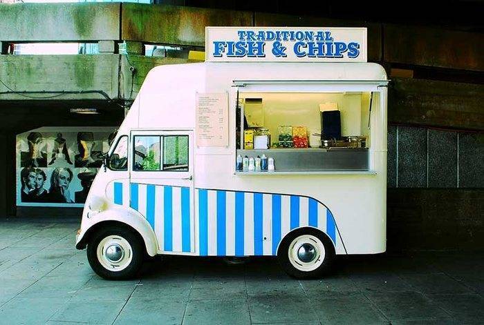 Fish and Chip Van For Wedding