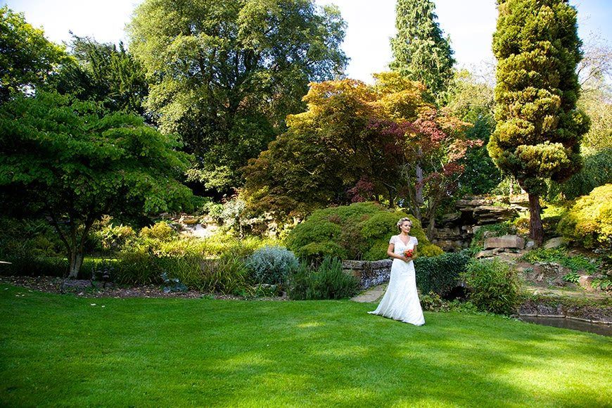 Bride in Rock Garden
