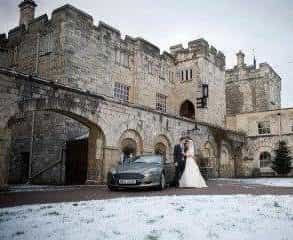 A White, White Wedding at Hazelwood Castle