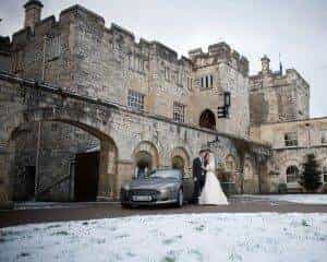 A White, White Wedding at Hazelwood Castle