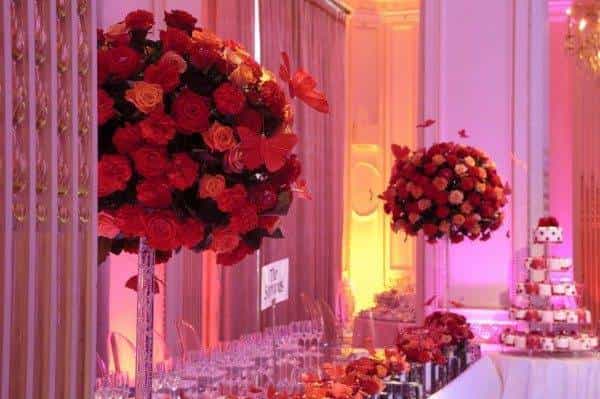 Beautiful Roses at The Mandarin Oriental Hotel London