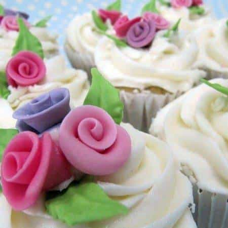 Rose Garden Buttercream Cupcakes