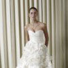 Finding the perfect wedding dress.