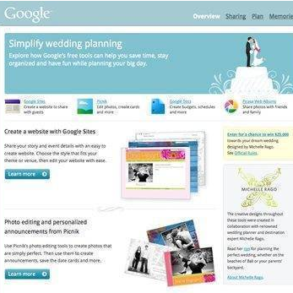 Google Moves In To The Wedding Space With Their Own Wedding Website!