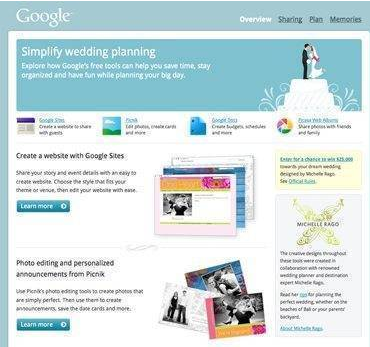 Google Moves In To The Wedding Space With Their Own Wedding Website!