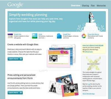 Google Moves In To The Wedding Space With Their Own Wedding Website!