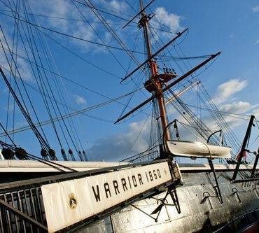HMS Warrior A sought after venue on the South Coast