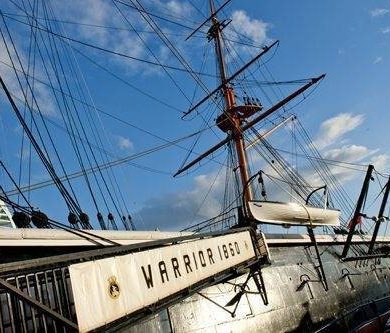 HMS Warrior A sought after venue on the South Coast