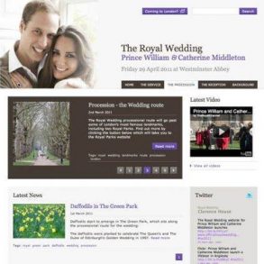 The Royal Wedding Website