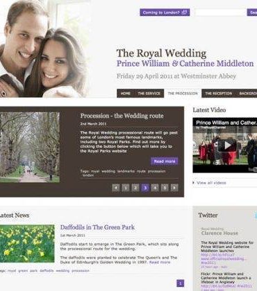 The Royal Wedding Website