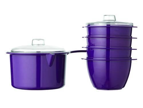Microwave Non Staining Small Saucepan & 4 Bowls £11.75