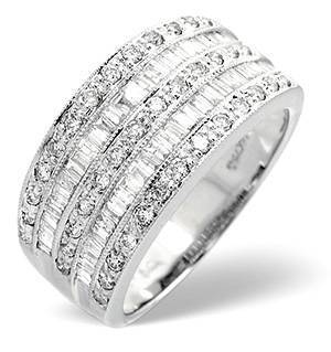 Platinum Wide Ring 1 Carat Diamond Platinum Wide Ring 1 Carat Diamond
