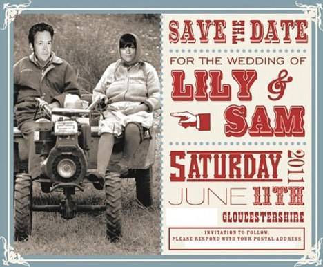 Lily Allen Wedding Invitations