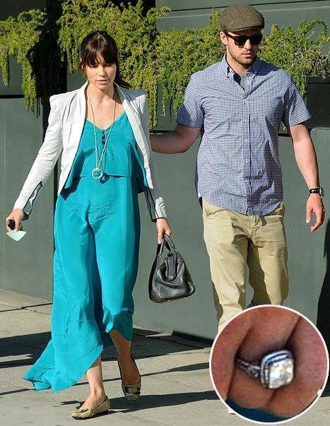 Jessica Biel and Justin Timberlake Engaged Jessica Biel and Justin Timberlake Engaged