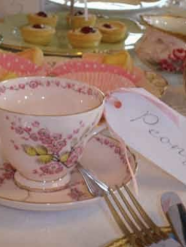 Serve Delicious Cake On Beautiful Vintage China