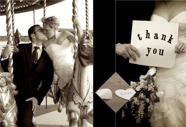 Vintage Weddings the fun fair ride