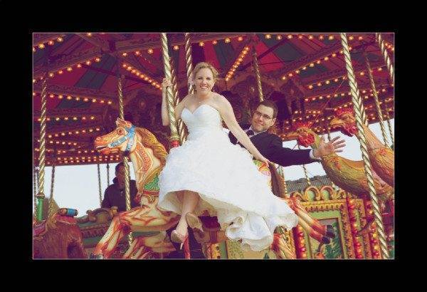 Vintage Weddings the fair ride