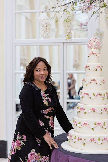 Elizabeth From Elizabeth Cake Emporium With One Of Her Stunning Wedding Cakes Elizabeth From Elizabeth Cake Emporium With One Of Her Stunning Wedding Cakes