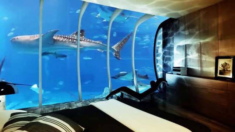 Underwater Hotel Room