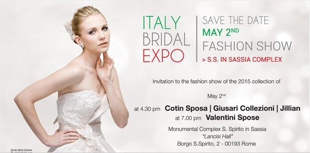 Italy Bridal Expo World Premiere Collection 15 Wedding Blog 5 Star Wedding Directory