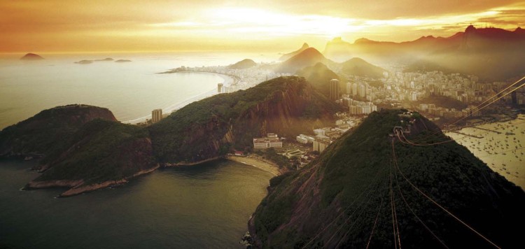 Beautiful Brazil At Sunset Copacabana Palace Brazil
