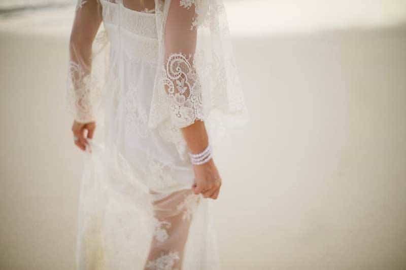 Bride on Beach