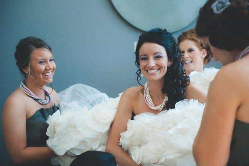 Bride With Bridesmaids