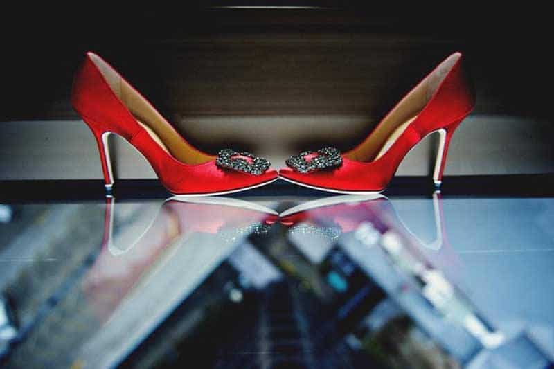 Red Wedding Shoes