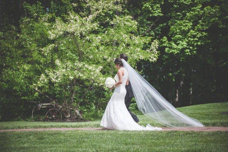 Bride In Garden