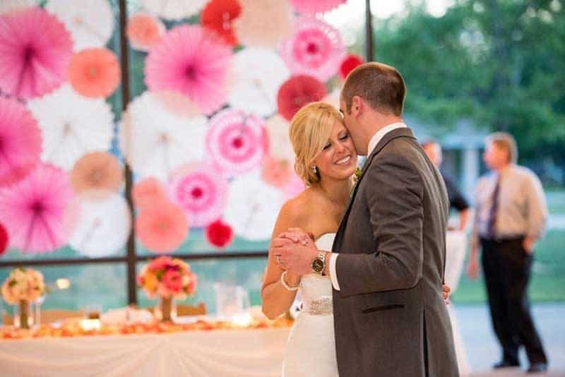 Pink Wedding Pom Poms