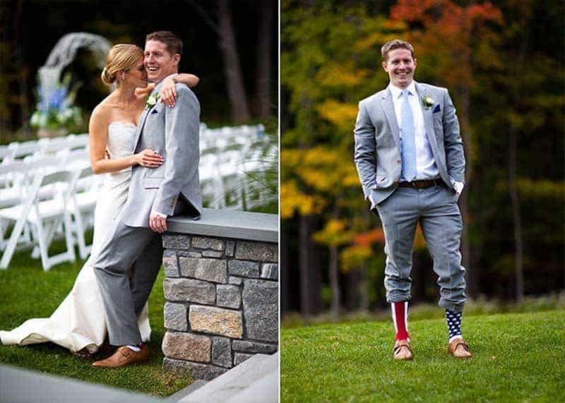 Blue Autumnal Real Wedding 