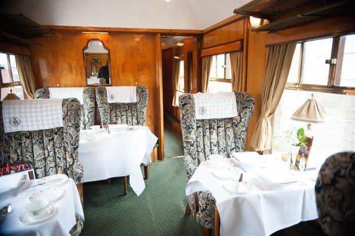 Audrey Carriage On The British Pullman