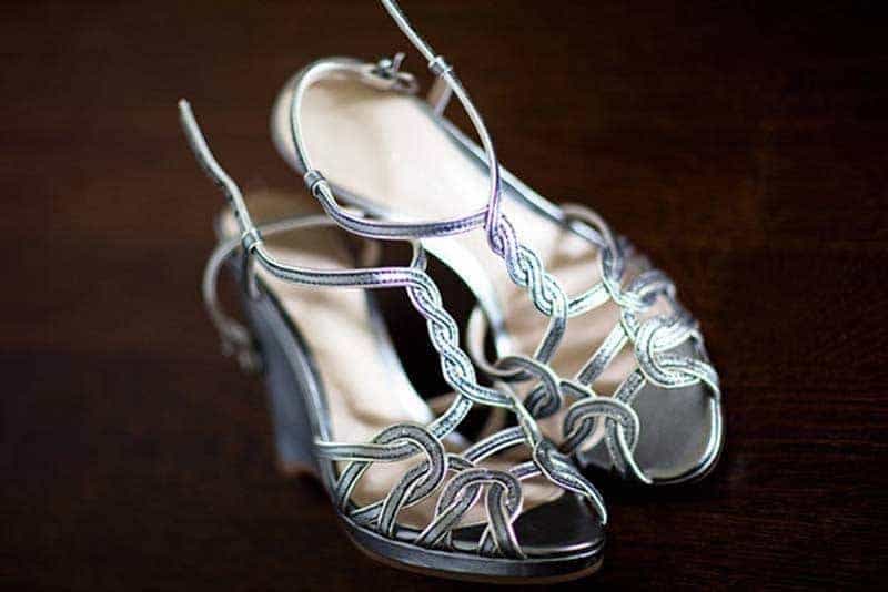 Silver Wedding Shoes