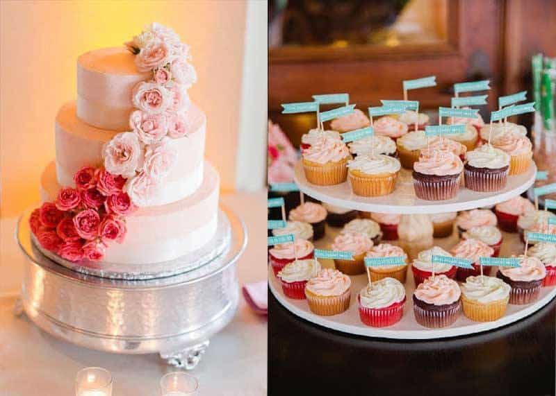 Luxury Pink Wedding Cake