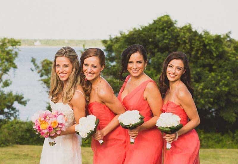 Bride and Bridesmaids