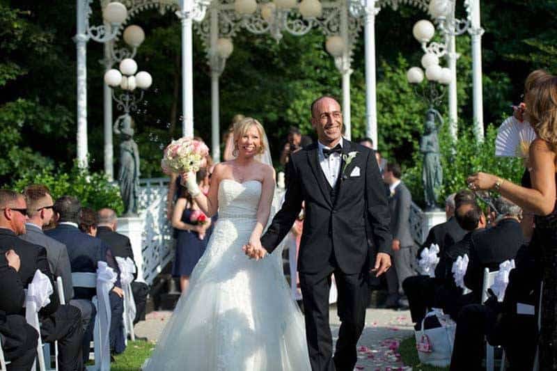 A Garden Wedding In New York Wedding Ceremony New York