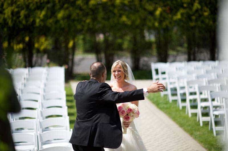 Groom Kissing Bride