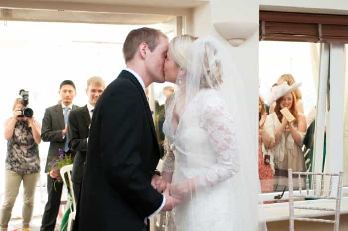 The First Kiss Real Wedding blog - The First Kiss