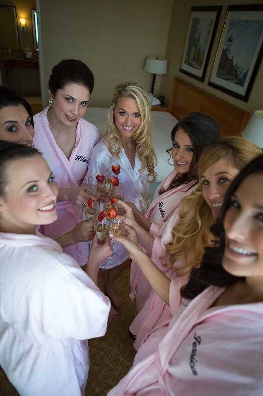 Bridesmaids With Bride
