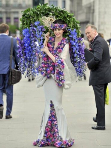 Flower Dress Kicks Off RHS Chelsea Flower Show 2015