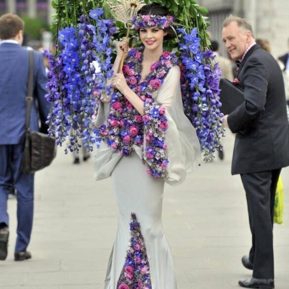 Flower Dress Kicks Off RHS Chelsea Flower Show 2015