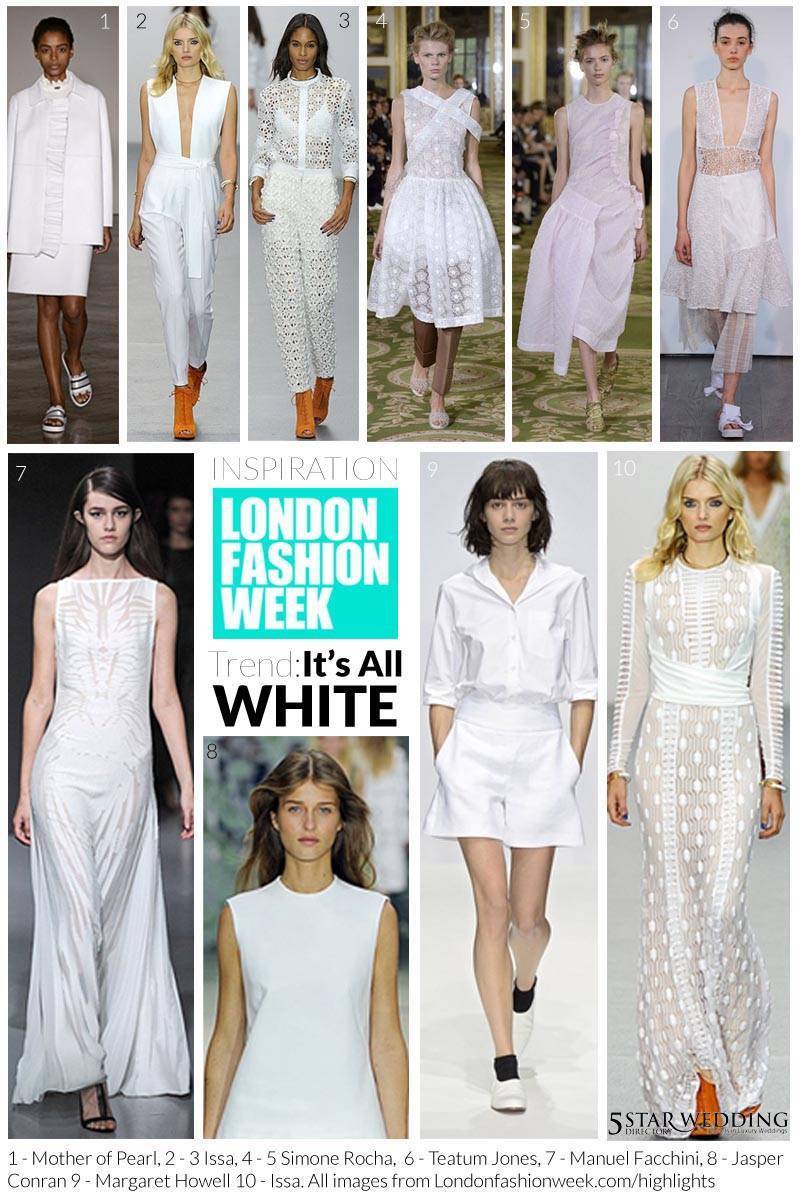 London Fashion Week Bridal Inspiration